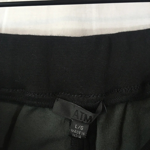 ATM Cropped Suede Track Pants - Picture 6 of 8